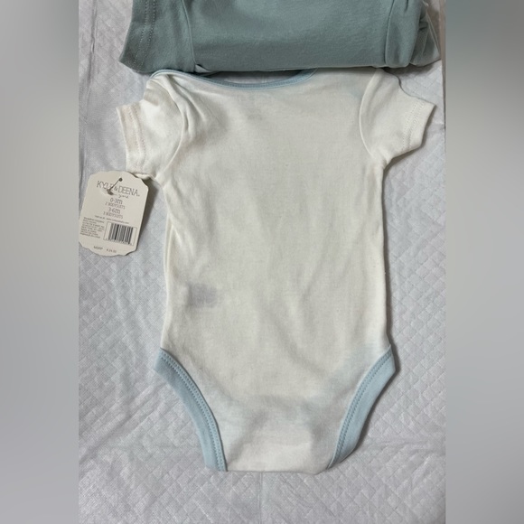 Kyle and Deena 5 piece grow with me onesie set 0-3mth 3-6 mth light blues NWT - Picture 12 of 12